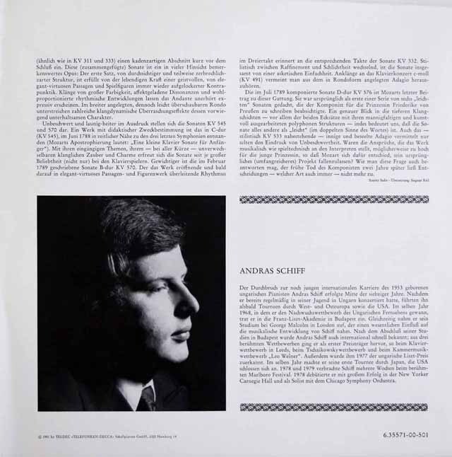 モーツァルト：ピアノ作品全集（全11巻） - クラシックLP