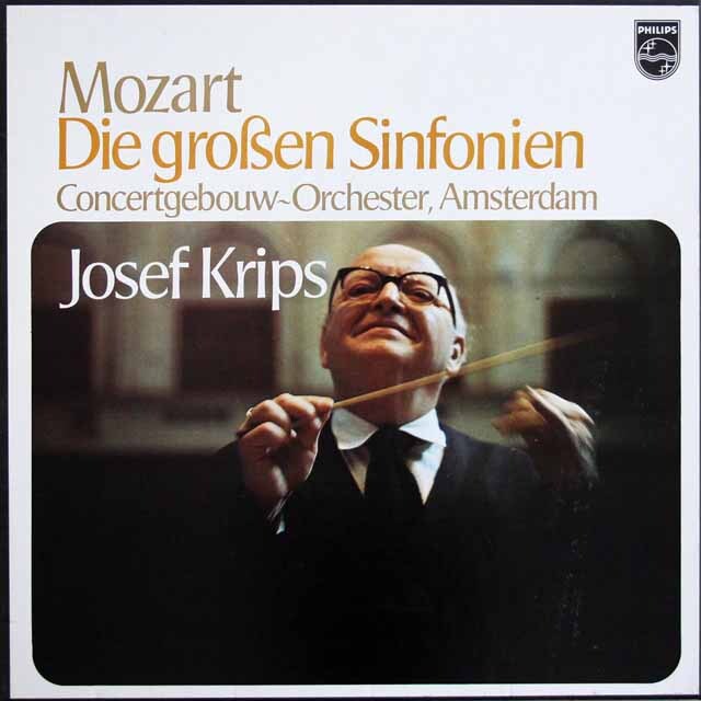 クリップスのモーツァルト/交響曲集（20曲）　蘭PHILIPS　3607　LP レコード
