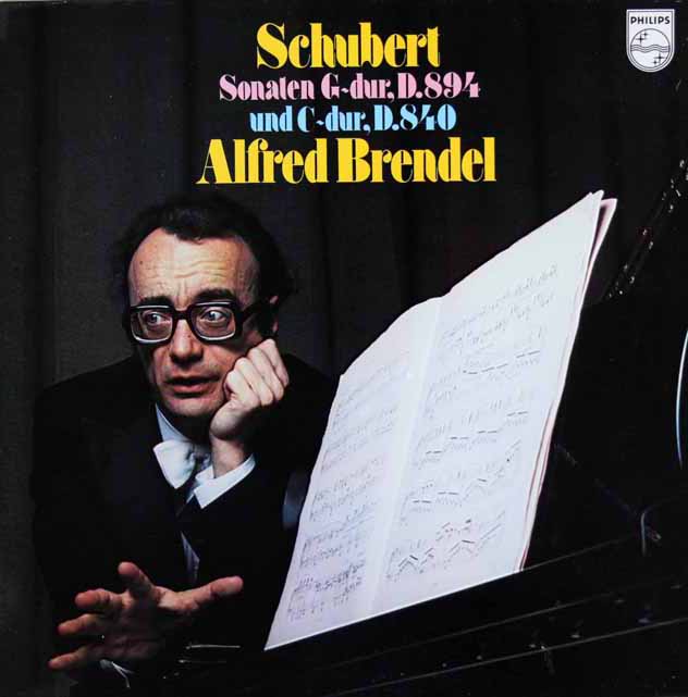 ブレンデルのシューベルト/ピアノソナタ第18番「幻想」ほか　蘭PHILIPS　3608　LP レコード
