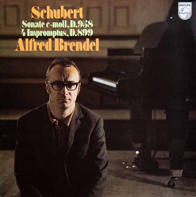 ブレンデルのシューベルト/ピアノソナタ第19番ほか　蘭PHILIPS　3608　LP レコード