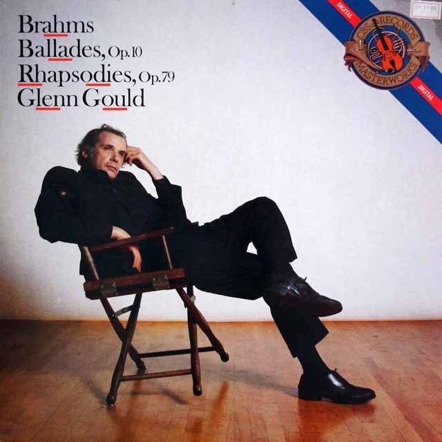 グールドのブラームス/4つのバラードほか　蘭CBS　3608　LP レコード