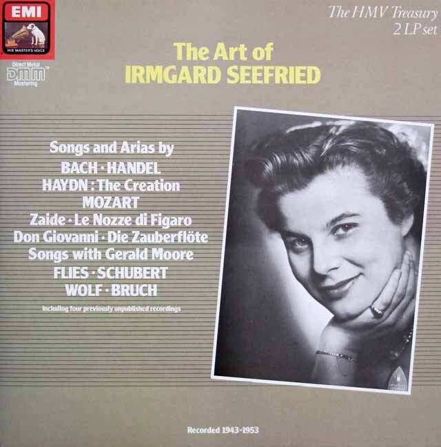 イルムガルト・ゼーフリートの芸術　英EMI　3608　LP レコード