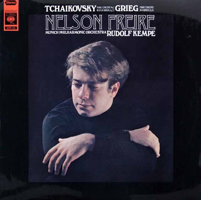 フレイレ、ケンペのチャイコフスキー、グリーグ/ピアノ協奏曲集　英CBS　3609　LP レコード