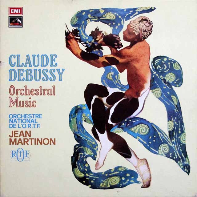 マルティノンのドビュッシー/管弦楽曲集　英EMI　3609　LP レコード