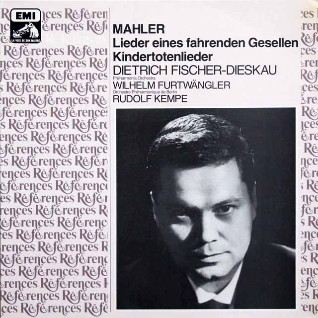 F=ディースカウ、フルトヴェングラーのマーラー/「さすらう若人の歌」ほか　仏EMI（VSM）　3609　LP レコード