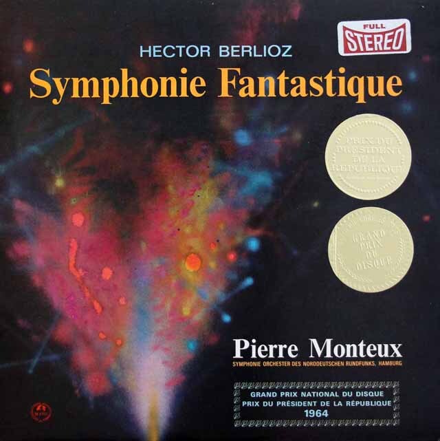 モントゥーのベルリオーズ/幻想交響曲　CH　3609　LP レコード