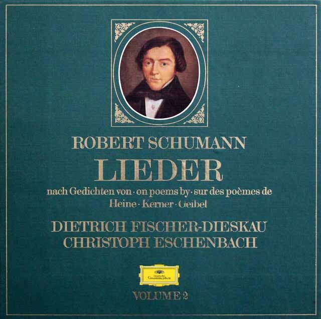 フィッシャー=ディースカウのシューマン/歌曲集　第2巻　独DGG　3608　LP レコード