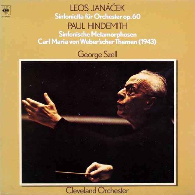 セルのヤナーチェク/シンフォニエッタほか　独CBS　3611　LP レコード