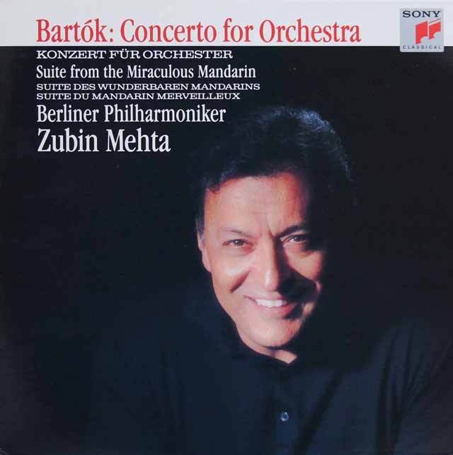 メータのバルトーク/「管弦楽のための協奏曲」ほか　蘭CBS　3611　LP レコード