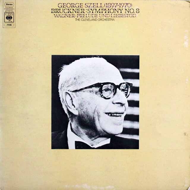 セルのブルックナー/交響曲第8番ほか　英CBS　3611　LP レコード