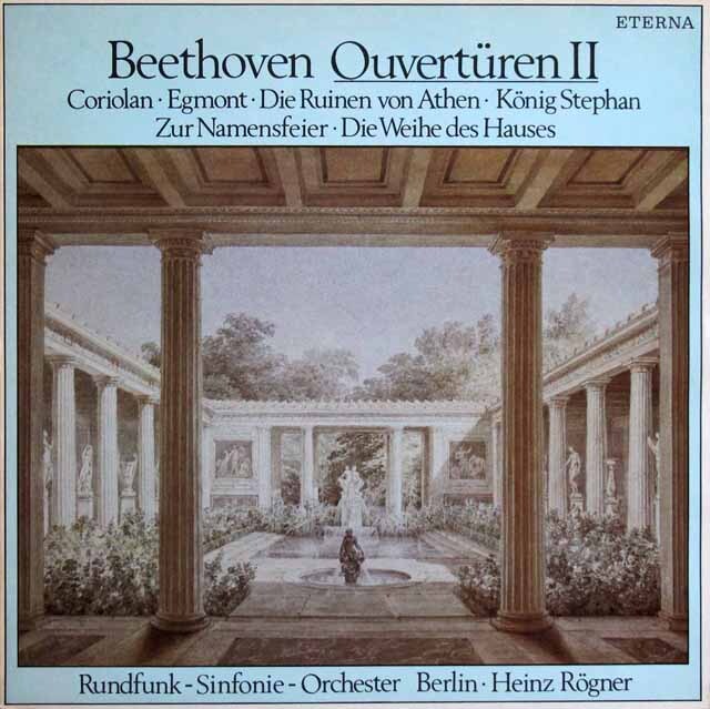レーグナーのベートーヴェン/序曲集　（「コリオラン」、「エグモント」ほか）　独ETERNA　3611　LP レコード
