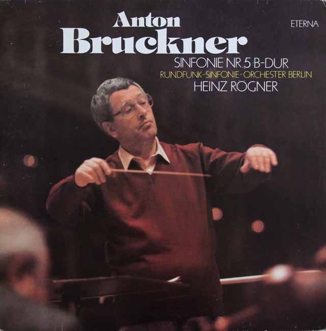 レーグナーのブルックナー/交響曲第5番　独ETERNA　3611　LP レコード