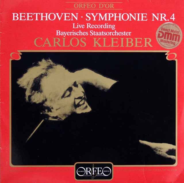 【独仕様盤】　クライバーのベートーヴェン/交響曲第4番　独ORFEO　3611　LP レコード