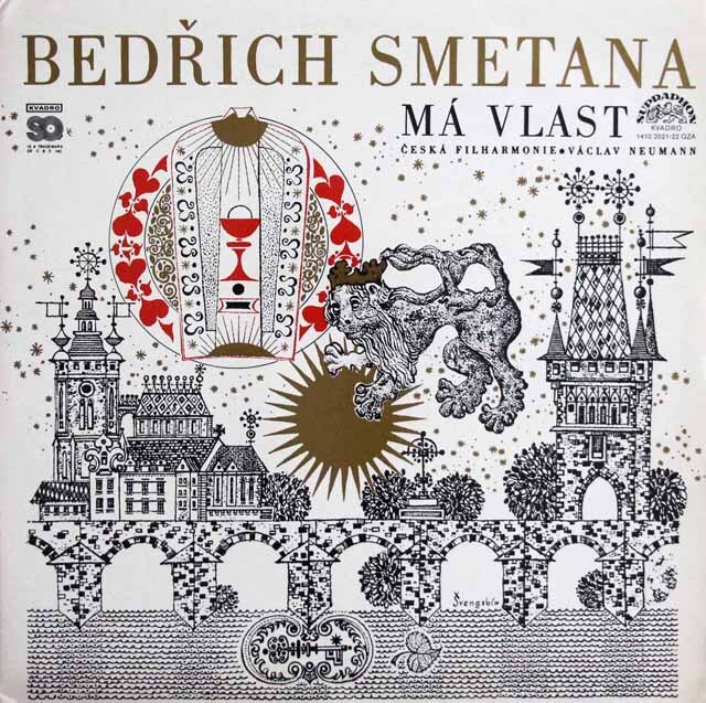 ノイマンのスメタナ/連作交響詩「わが祖国」全曲　チェコスロヴァキアSUPRAPHON　3611　LP レコード