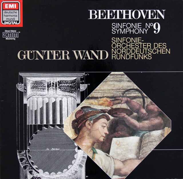 ヴァントのベートーヴェン/交響曲第9番「合唱付き」　独EMI　3612　LP レコード