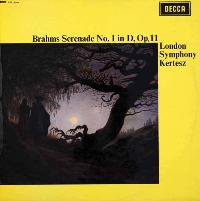 【オリジナル盤】　ケルテスのブラームス/セレナーデ第1番　英DECCA　3612　LP レコード
