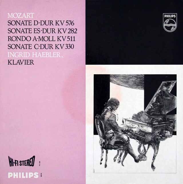 ヘブラーのモーツァルト/ピアノソナタ第4、10、17番ほか　蘭PHILIPS　3612　LP レコード