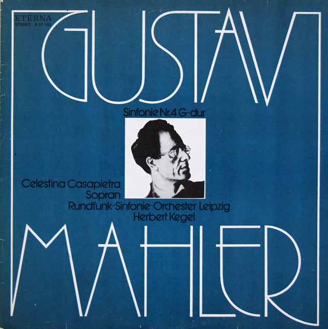 ケーゲルのマーラー/交響曲第4番　独ETERNA　3612　LP レコード
