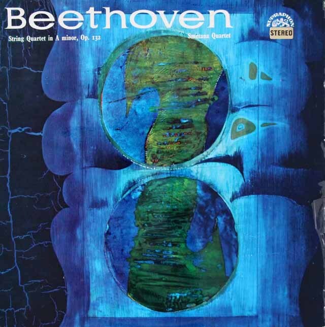 スメタナ四重奏団のベートーヴェン/弦楽四重奏曲第15番　チェコスロヴァキアSUPRAPHON　3612　LP レコード