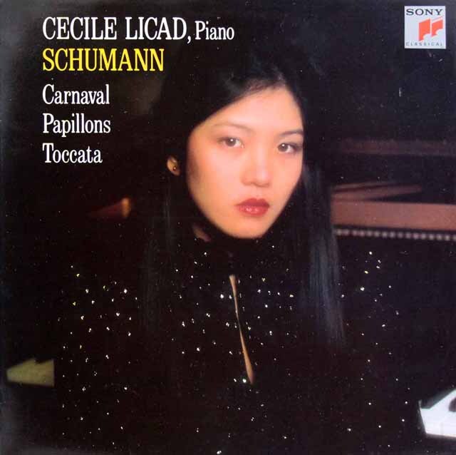 リカドのシューマン/謝肉祭、蝶々、トッカータ　独SONY　3612　LP レコード