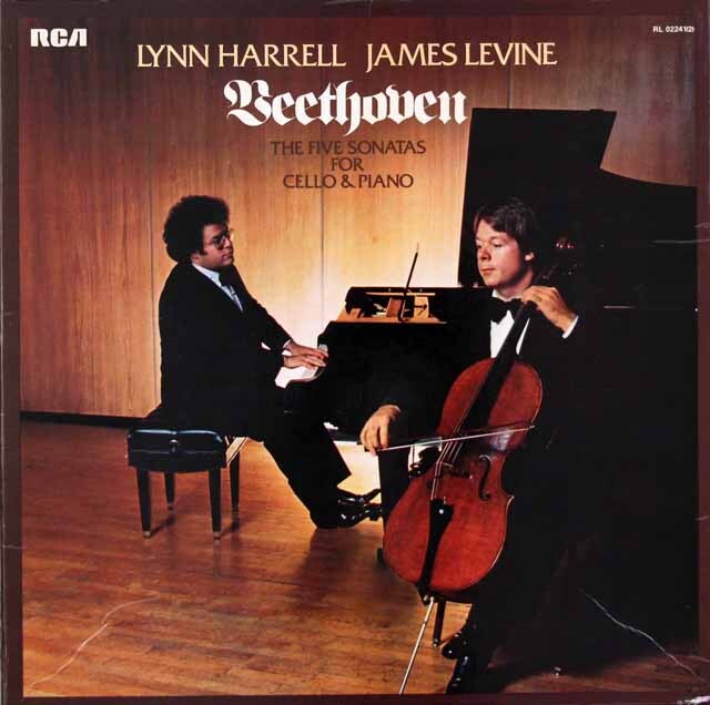 ハレル、レヴァインのベートーヴェン/チェロソナタ全集　伊RCA　3612　LP レコード
