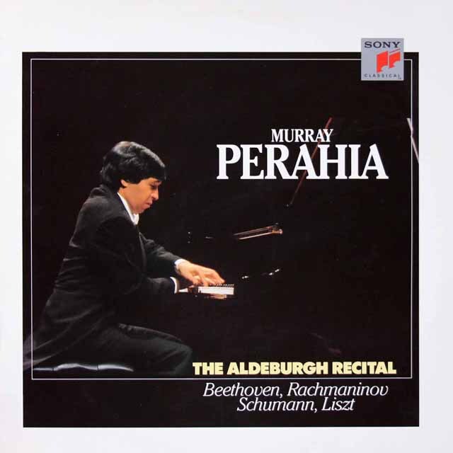 ペライアのオールドバラ・リサイタル　（ベートーヴェン、ラフマニノフ、シューマン、リスト）　蘭SONY CLASSICAL　3613　LP レコード