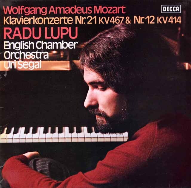 ルプーのモーツァルト/ピアノ協奏曲第21、12番　独DECCA　3613　LP レコード