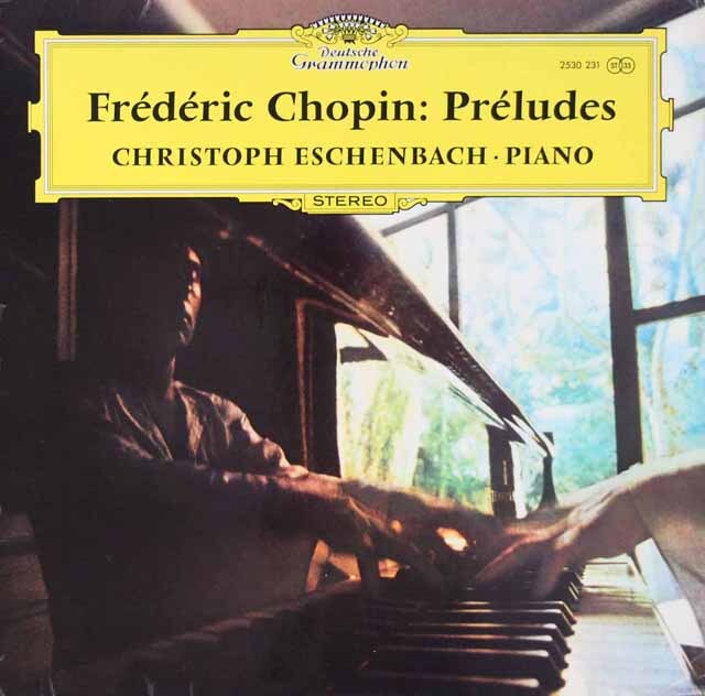 エッシェンバッハのショパン/24の前奏曲ほか　独DGG　3613　LP レコード