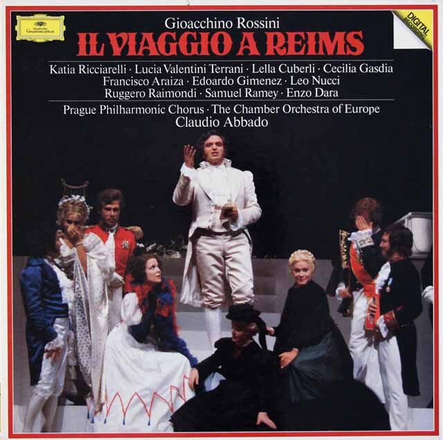アバドのロッシーニ/「ランスへの旅」　独DGG　3613　LP レコード