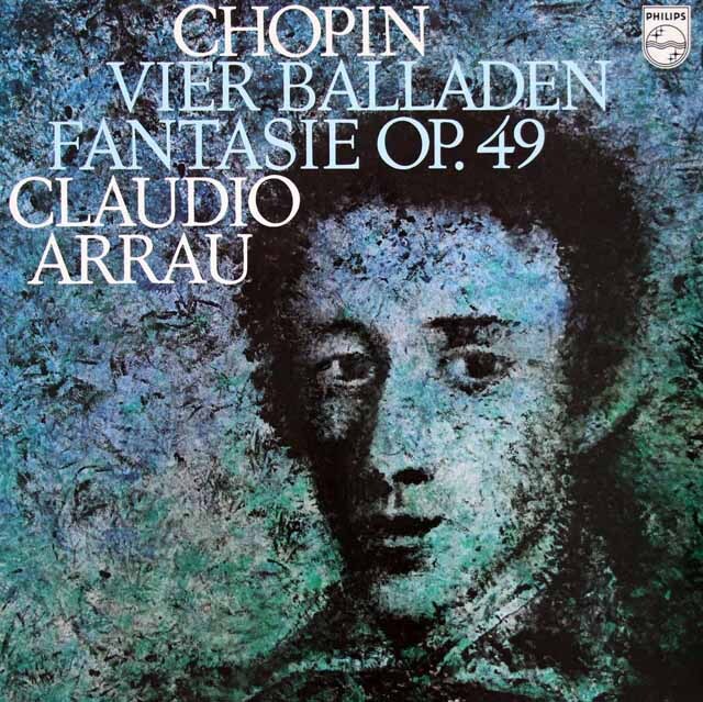 アラウのショパン/バラード（全４曲）ほか　蘭PHILIPS　3614　LP レコード