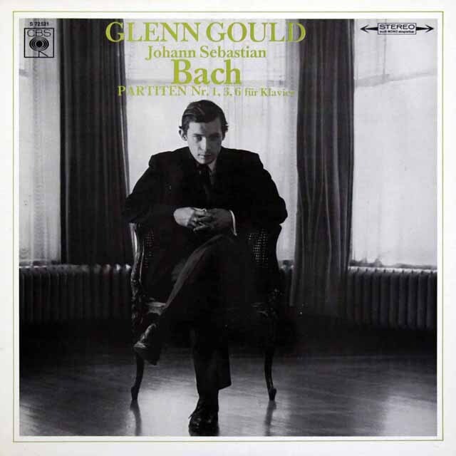グールドのバッハ/パルティータ集　独CBS　3614　LP レコード