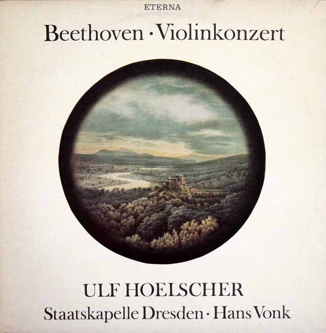 ウルフ・ヘルシャー、フォンクのベートーヴェン/ヴァイオリン協奏曲　独ETERNA　3614　LP レコード
