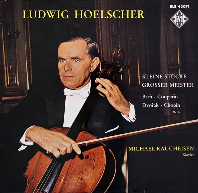 ヘルシャーの「チェロ・リサイタル」　独TELEFUNKEN　3614　LP レコード