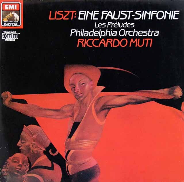 ムーティのリスト/ファウスト交響曲　独EMI　3615　LP レコード
