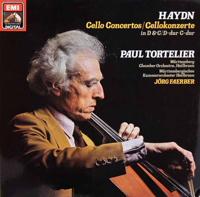 トルトゥリエのハイドン/チェロ協奏曲第1、2番　独EMI　3615　LP レコード