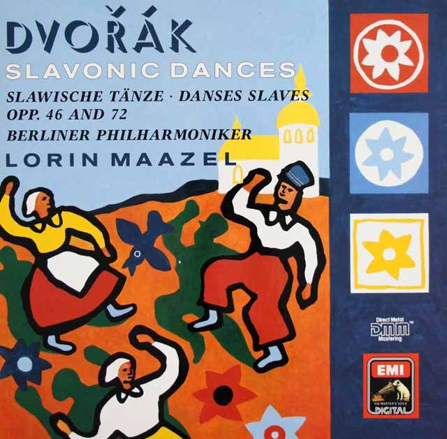 マゼールのドヴォルザーク/スラヴ舞曲集　独EMI　3615　LP レコード