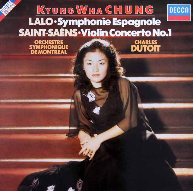 デュトワ、チョンのラロ/スペイン交響曲ほか　独DECCA　3615　LP レコード