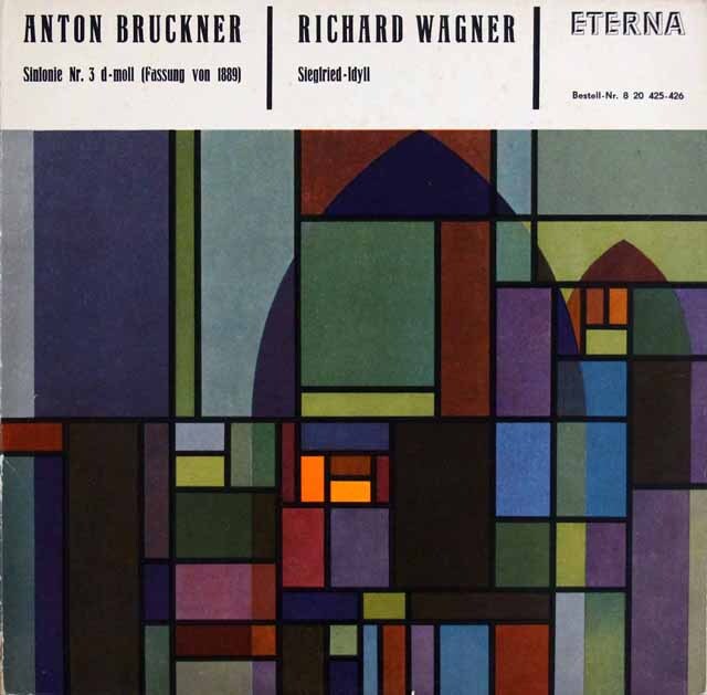 ザンデルリンクのブルックナー/交響曲第3番ほか　独ETERNA　3615　LP レコード