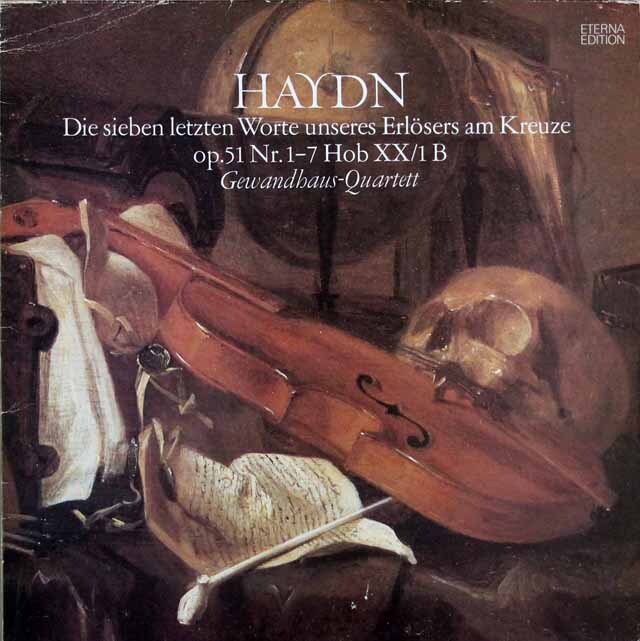 ゲヴァントハウス四重奏団のハイドン/「十字架上のキリストの最後の7つの言葉」　独ETERNA　3615　LP レコード