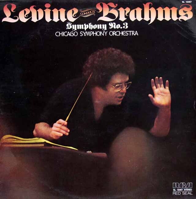 レヴァインのブラームス/交響曲第3番　伊RCA　3615　LP レコード