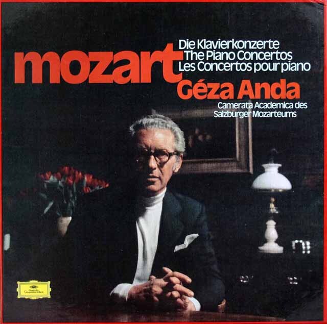 アンダのモーツァルト/ピアノ協奏曲集　独DGG　3615　LP レコード