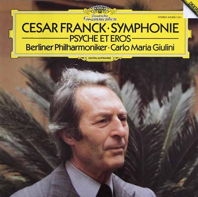 ジュリーニのフランク/交響曲ほか　独DGG　3617　LP レコード