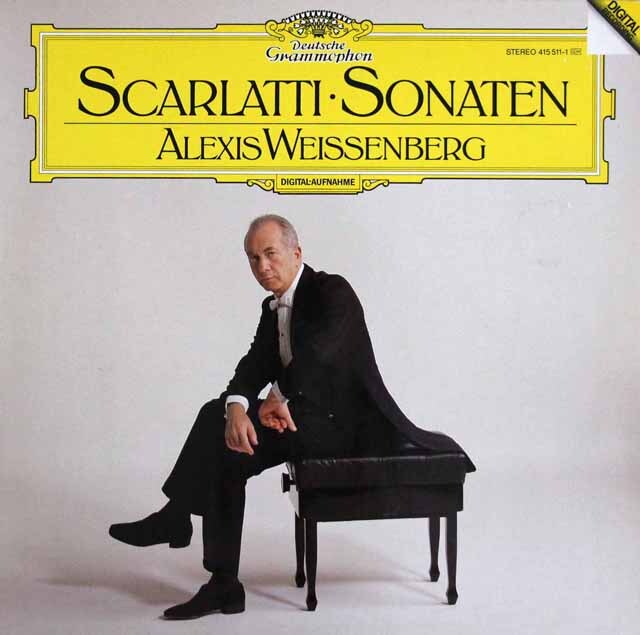 ワイセンベルクのスカルラッティ/ソナタ集　独DGG　3617　LP レコード