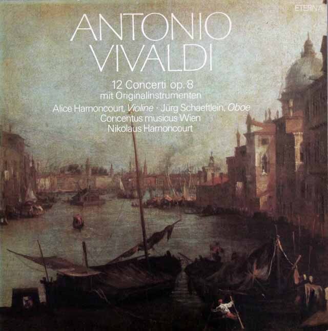 アーノンクールのヴィヴァルディ/「和声と創意の試み」（「四季」ほか）　独ETERNA　3617　LP レコード