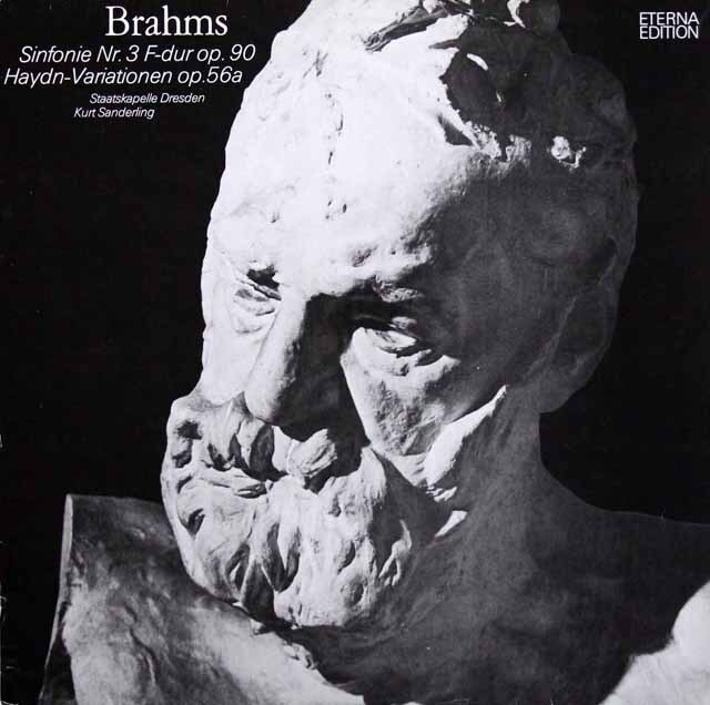 ザンデルリンクのブラームス/交響曲第3番ほか　独ETERNA　3617　LP レコード