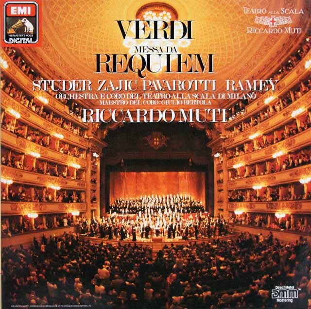 ムーティのヴェルディ/レクイエム　独EMI　3617　LP レコード