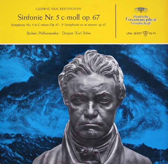 ベームのベートーヴェン/交響曲第5番「運命」　独DGG　3618　LP レコード
