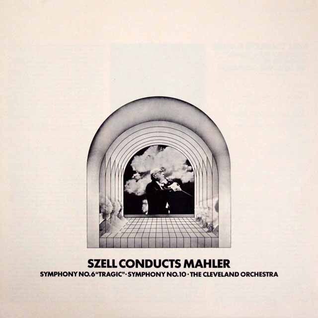 セルのマーラー/交響曲第6番「悲劇的」、第10番 英CBS 3618 LP レコード