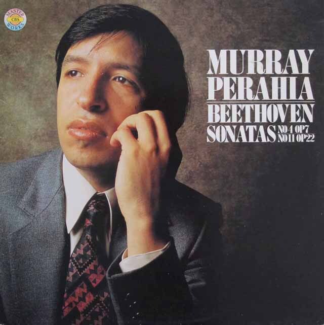 ペライアのベートーヴェン/ピアノソナタ第4、11番　独CBS　3619　LP レコード