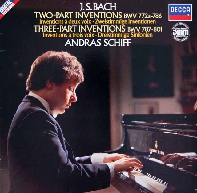 シフのバッハ/インヴェンションとシンフォニア　独DECCA　3619　LP レコード